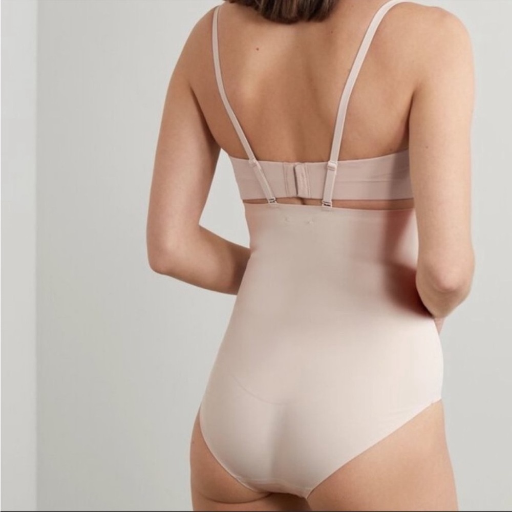 Heist 'The High Waist' Nude Adjustable Strap Sculpting Briefs Large